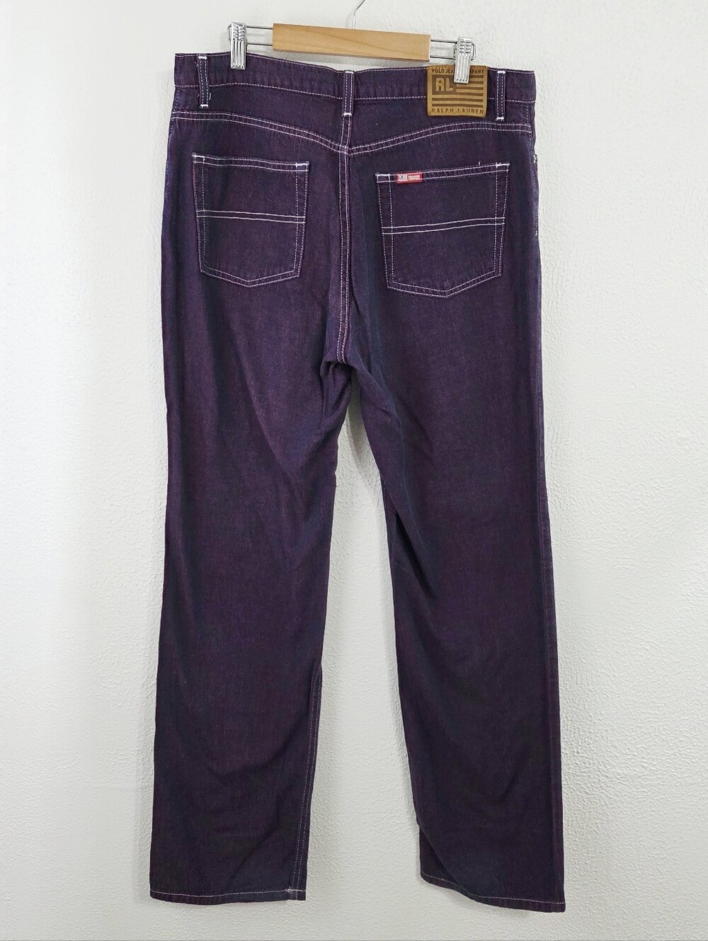 Vintage Polo Ralph Lauren Saturday jeans straight leg purple pink women's sz 12